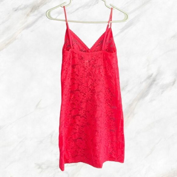 Victoria’s Secret Y2k Lacie Hot Barbie Pink Allover Lace Slip Dress Lingerie Nwt - Picture 4 of 8